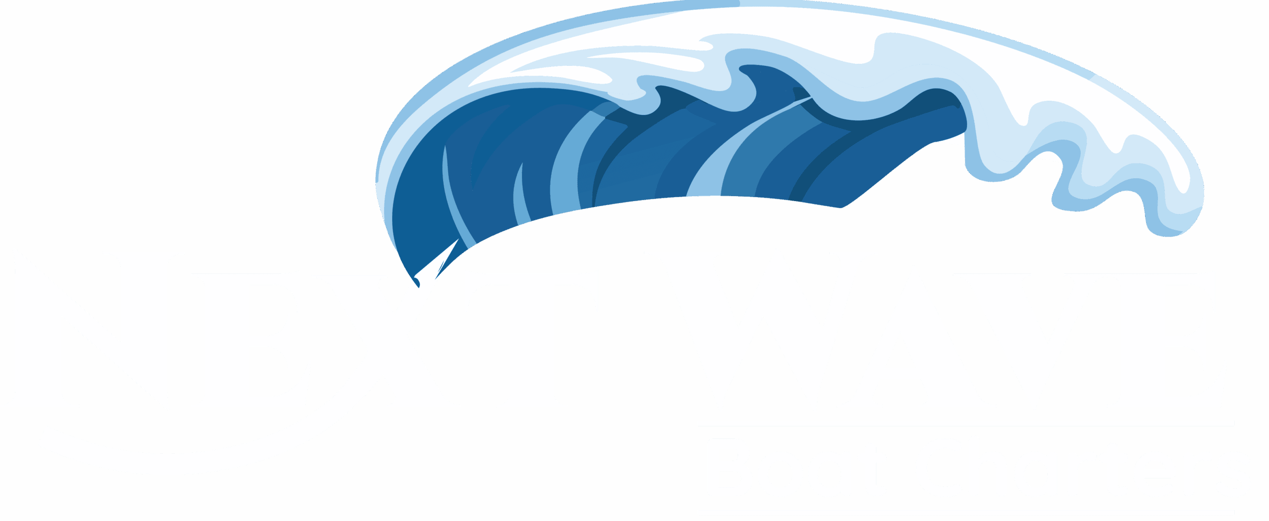 NewWave Boat Charters_Logowhiteetext